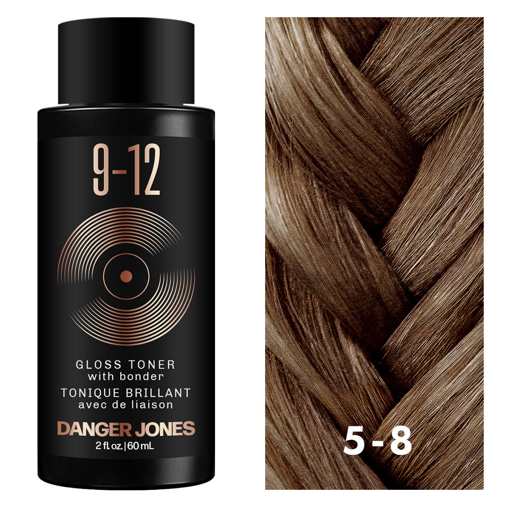 Gloss Toner con Bonder 5-8 Brown