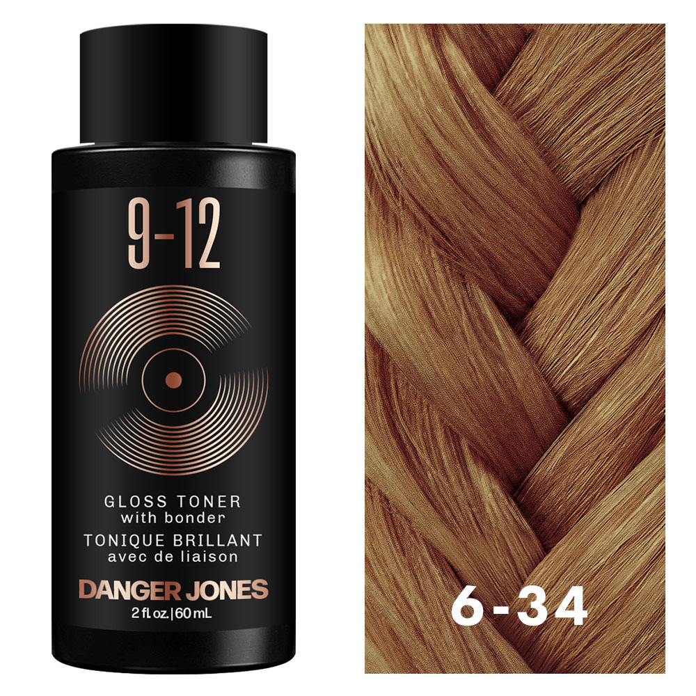 Gloss Toner con Bonder 6-34 Gold Copper