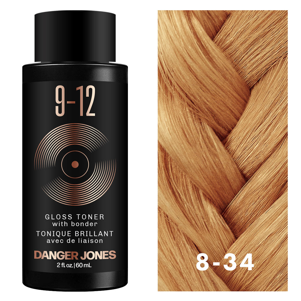 Gloss Toner con Bonder 8-34 Gold Copper