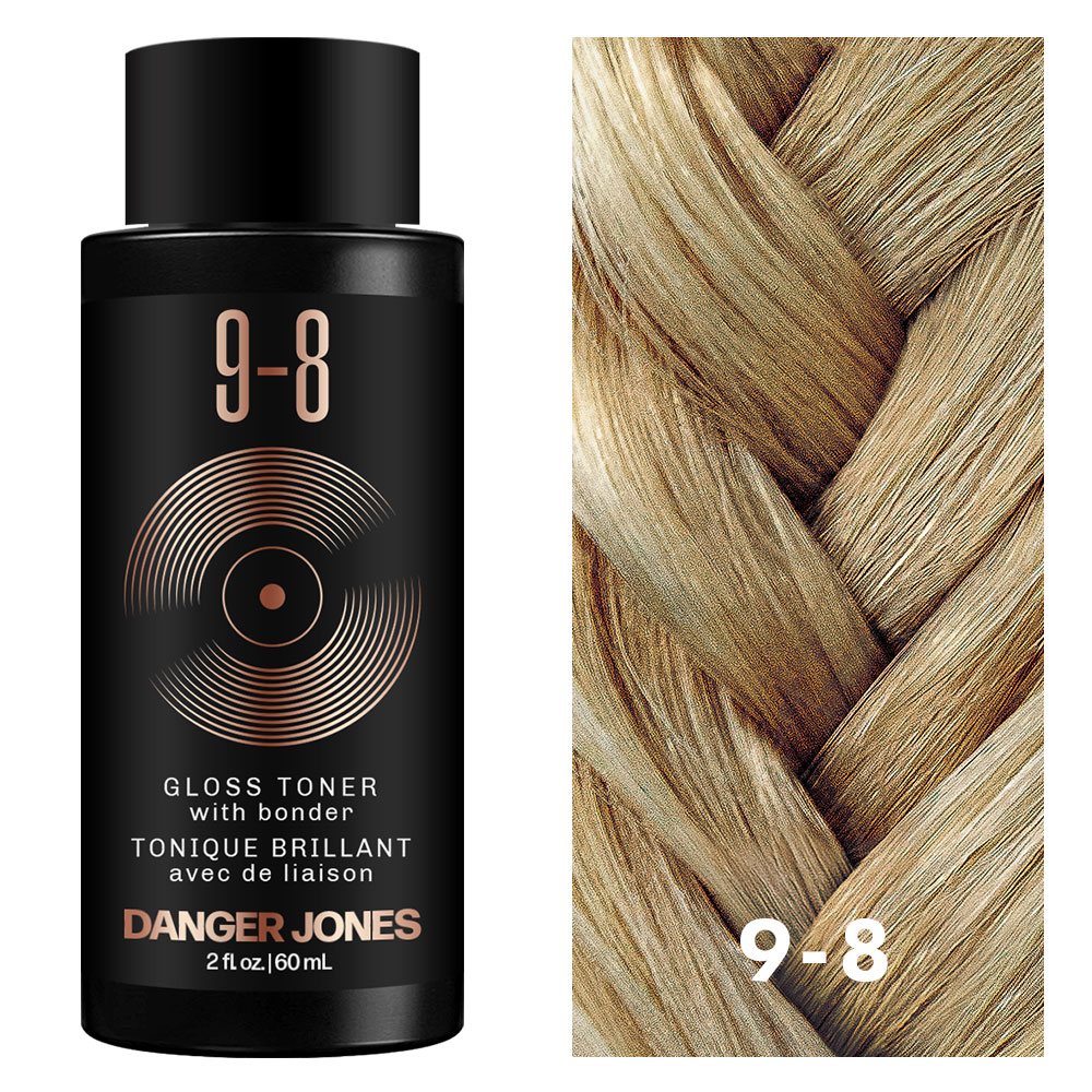 Gloss Toner con Bonder 9-8 Brown