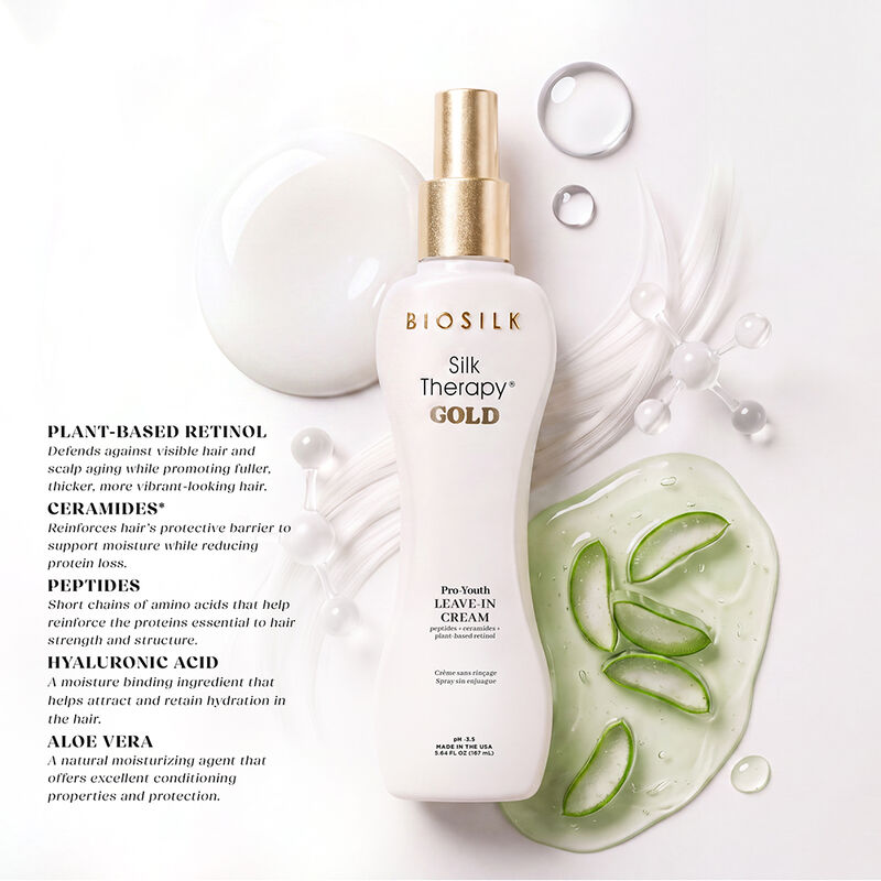 BioSilk Silk Therapy Gold Pro-Youth Leave-In Cream