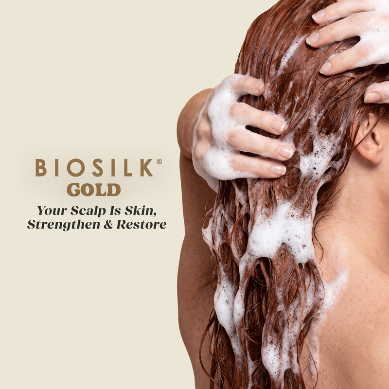 BioSilk Silk Therapy Gold Strength and Restore Shampoo
