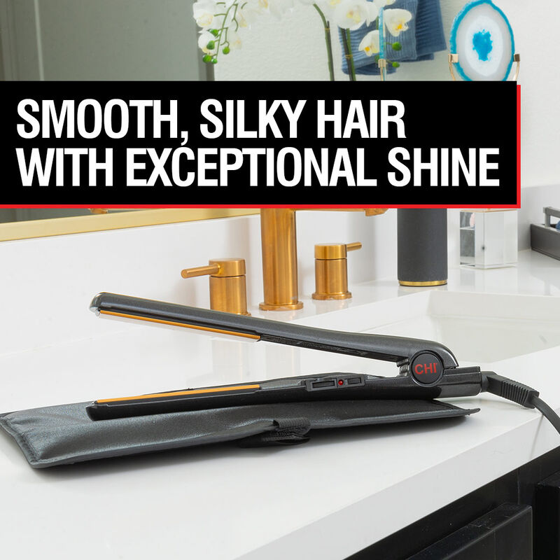 CHI 1 Inch Tourmaline Ceramic Hairstyling Iron - Onyx Black
