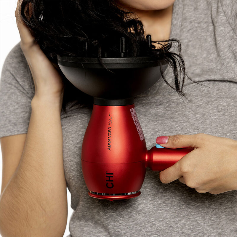 CHI 1875 Series Advanced Ionic Compact Hair Dryer - Red