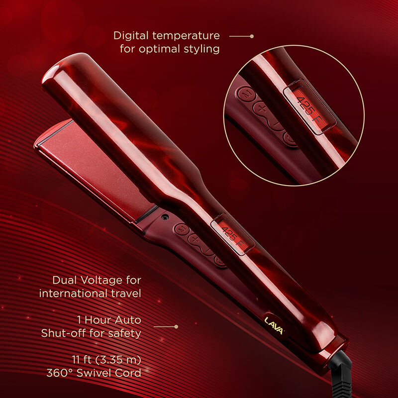 CHI LAVA Ruby Anniversary Edition 1.5 Inch Digital Hairstyling Iron