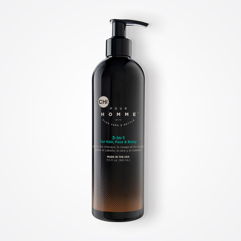 CHI Pour Homme 3 in 1 Hair Face and Body Wash