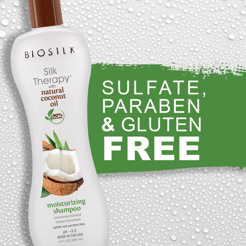 CHI Silk Therapy With Natural Coconut Oil Moisturizing Shampoo