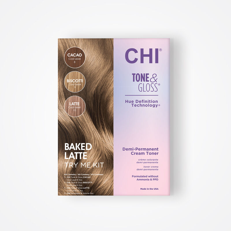 CHI Tone and Gloss Try Me Kit - Baked Latte
