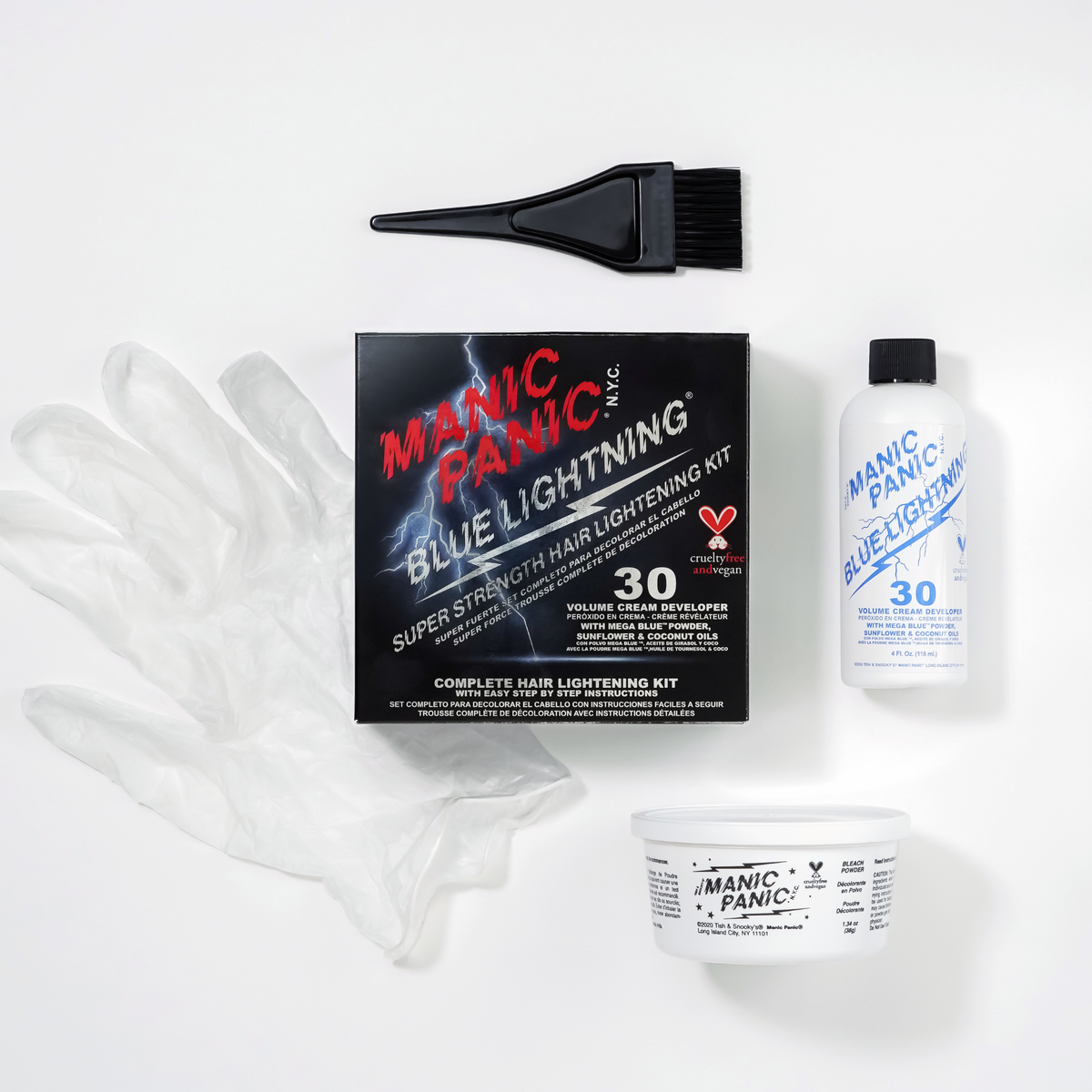 Blue Lightning® – Kit decolorante 30 volumi con Mega Blue Powder