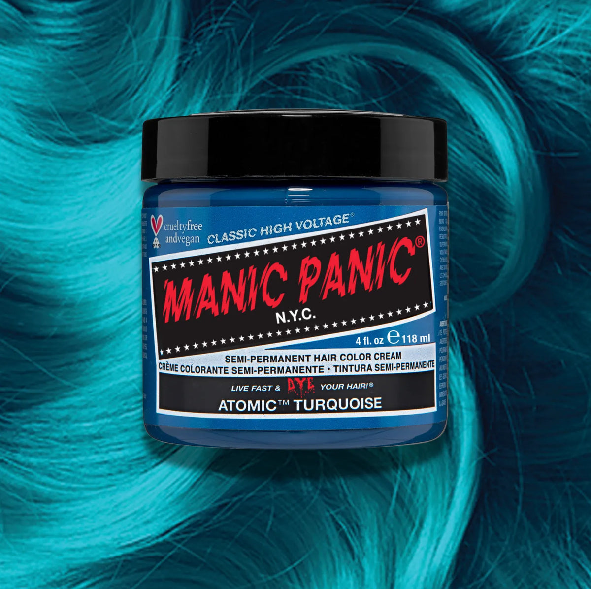 Atomic Turquoise – Colore semi-permanente Classic High Voltage®