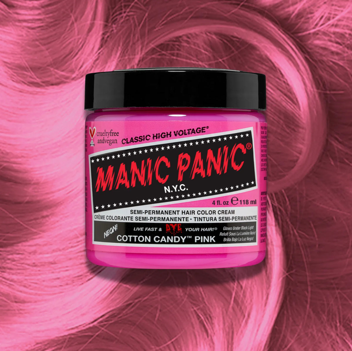 Cotton Candy Pink – Colore semi-permanente Classic High Voltage®