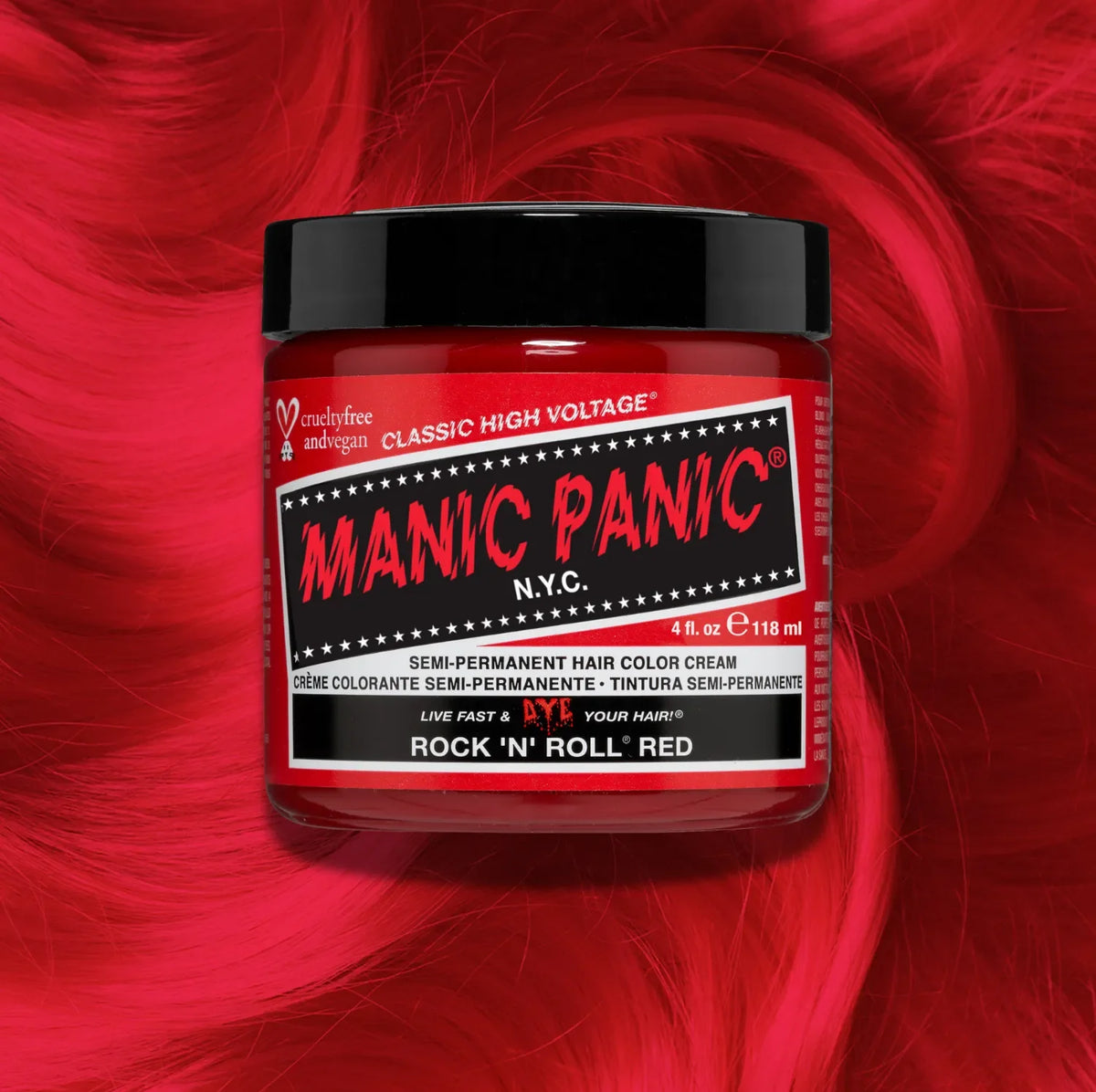 Rock 'N' Roll Red – Colore semi-permanente Classic High Voltage®